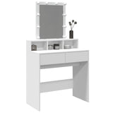 Dressing table with white LED 80x41x144.5 cm