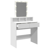 Dressing table with white LED 80x41x144.5 cm