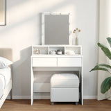 Dressing table with white LED 80x41x144.5 cm