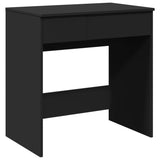 Dressing table with black mirror 73x46.5x120 cm