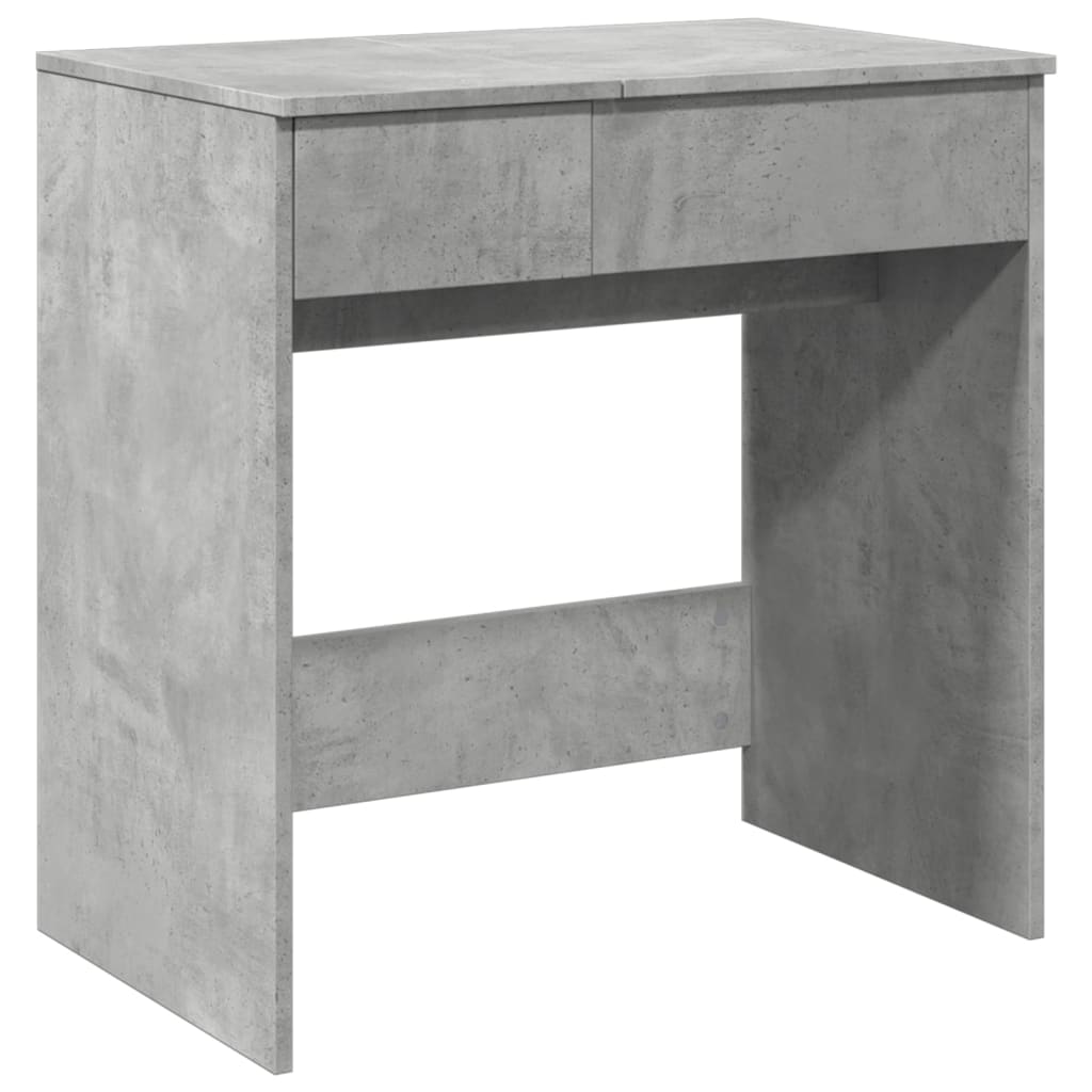 Dressing table with concrete grey mirror 73x46.5x120 cm