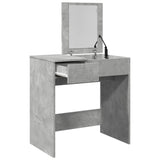 Dressing table with concrete grey mirror 73x46.5x120 cm