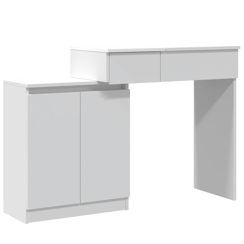 Dressing table with white LED 115x37x110.5 cm