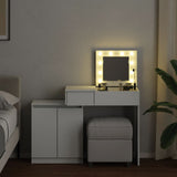 Dressing table with white LED 115x37x110.5 cm