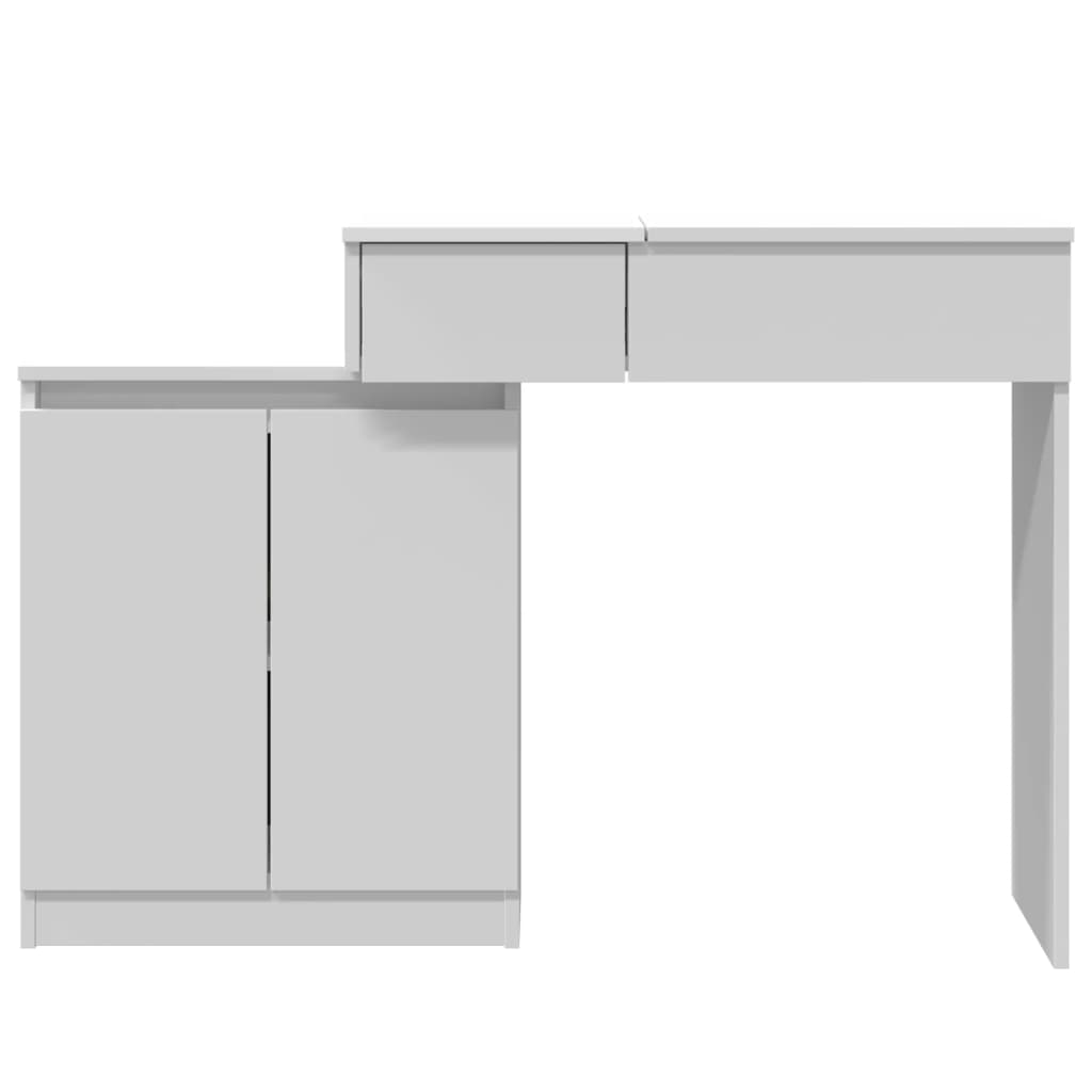 Dressing table with white LED 115x37x110.5 cm