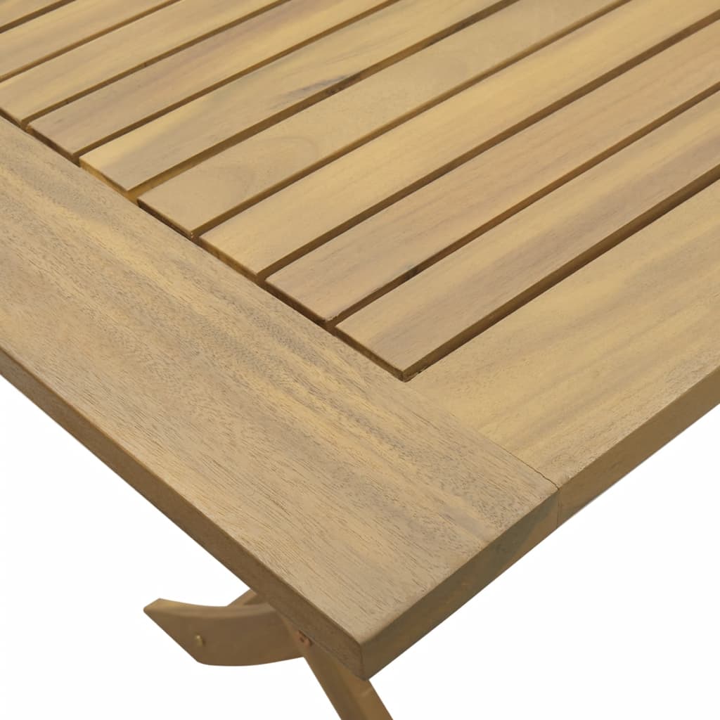 Ensemble à manger de jardin 5 pcs Bois d'acacia solide