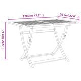 Ensemble à manger de jardin 5 pcs Bois d'acacia solide