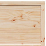 Porte de grange 90x208 cm bois massif de pin