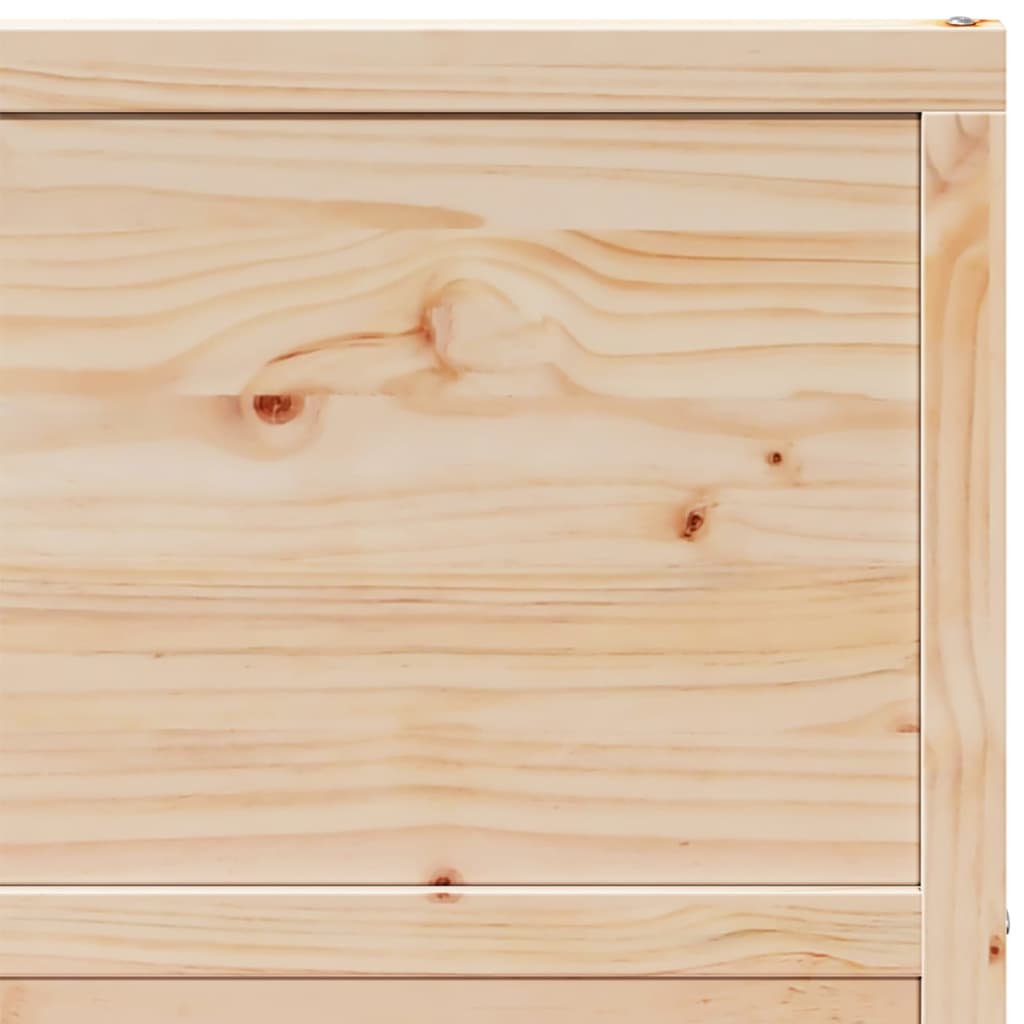 Porte de grange 80x208 cm bois massif de pin