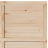 Porte de grange 100x208 cm bois massif de pin