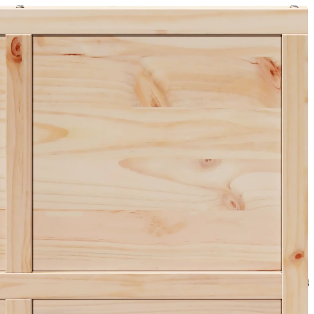 Porte de grange 90x208 cm bois massif de pin