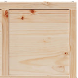 Porte de grange 80x208 cm bois massif de pin