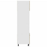 Armoire à micro-ondes Chêne sonoma 60x57x207 cm Aggloméré