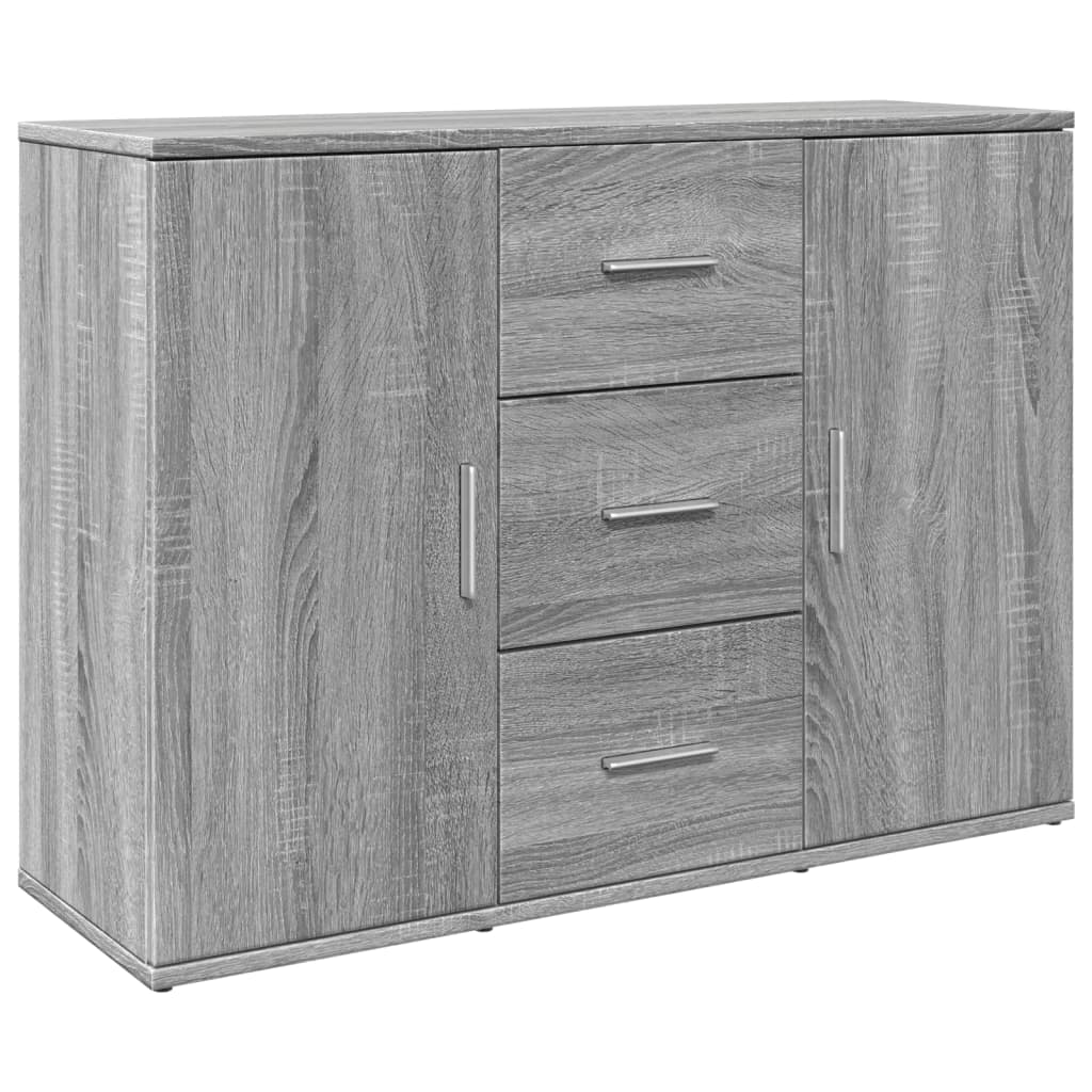 Buffet sonoma gris 90,5x29,5x65 cm bois d'ingénierie