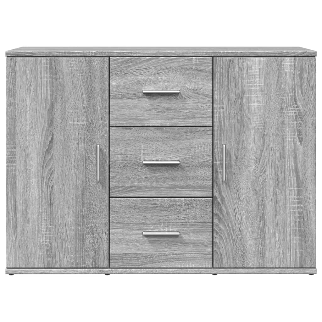 Buffet sonoma gris 90,5x29,5x65 cm bois d'ingénierie