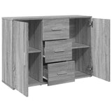 Buffet sonoma gris 90,5x29,5x65 cm bois d'ingénierie