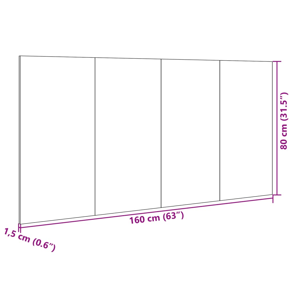 Tête de lit avec armoires blanc 160 cm bois d'ingénierie