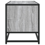 Meuble TV sonoma gris 80x34,5x40 cm bois d'ingénierie et métal