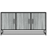 Meuble TV sonoma gris 100x35x50 cm bois d'ingénierie et métal