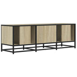 Meuble TV chêne sonoma 120x35x41 cm bois d'ingénierie et métal