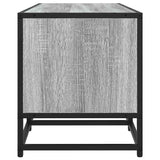 Meuble TV sonoma gris 120x35x41 cm bois d'ingénierie et métal