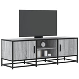 Meuble TV sonoma gris 120x35x41 cm bois d'ingénierie et métal