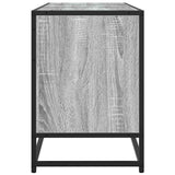 Meuble TV sonoma gris 150x35x41 cm bois d'ingénierie et métal