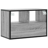 Meuble TV sonoma gris 60x31x39,5 cm bois d'ingénierie et métal