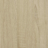 Sonoma oak sideboard 68x35x76 cm engineered wood