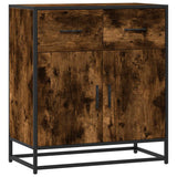 Buffet chêne fumé 68x35x76 cm bois d'ingénierie