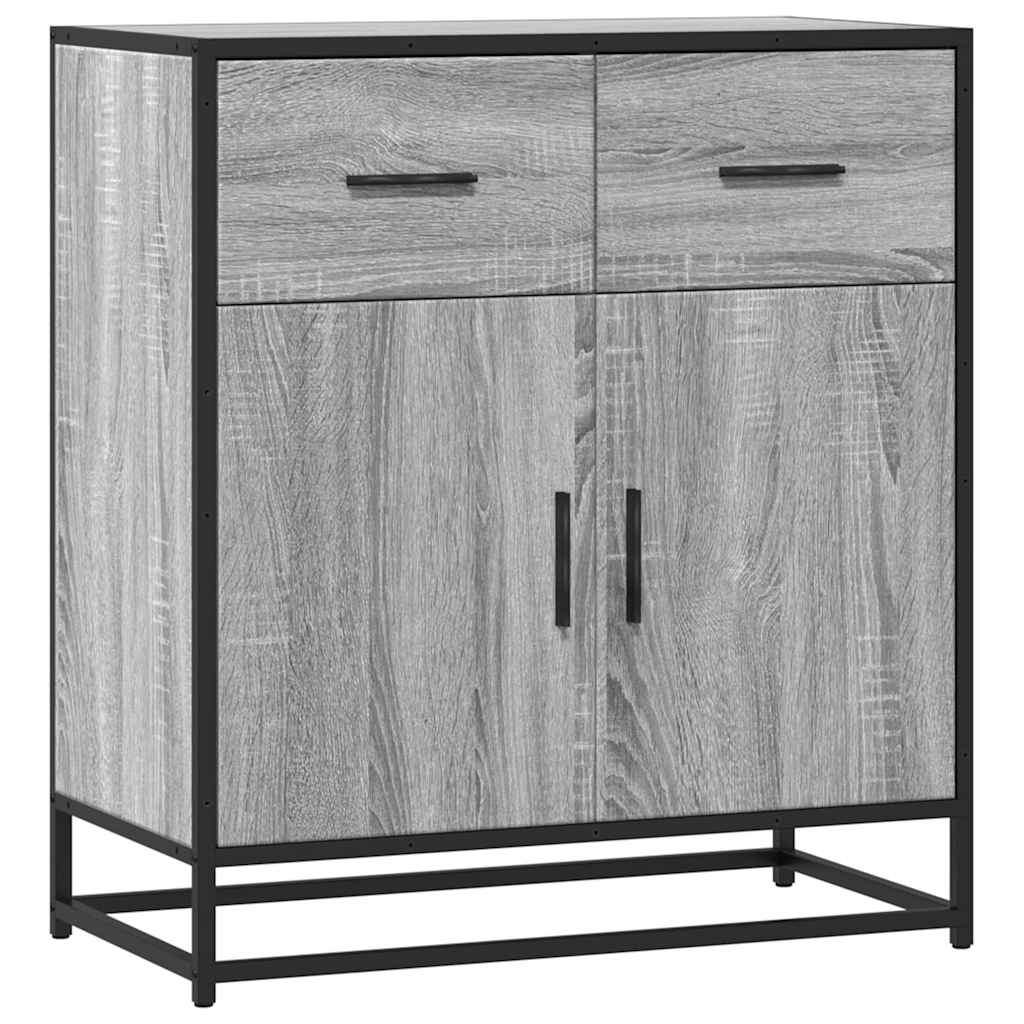 Buffet sonoma gris 68x35x76 cm bois d'ingénierie