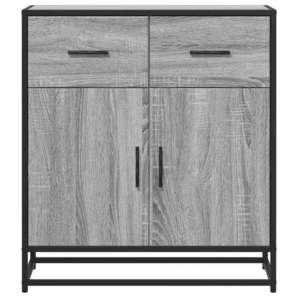 Buffet sonoma gris 68x35x76 cm bois d'ingénierie