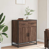 Brown oak sideboard 68x35x76 cm engineered wood