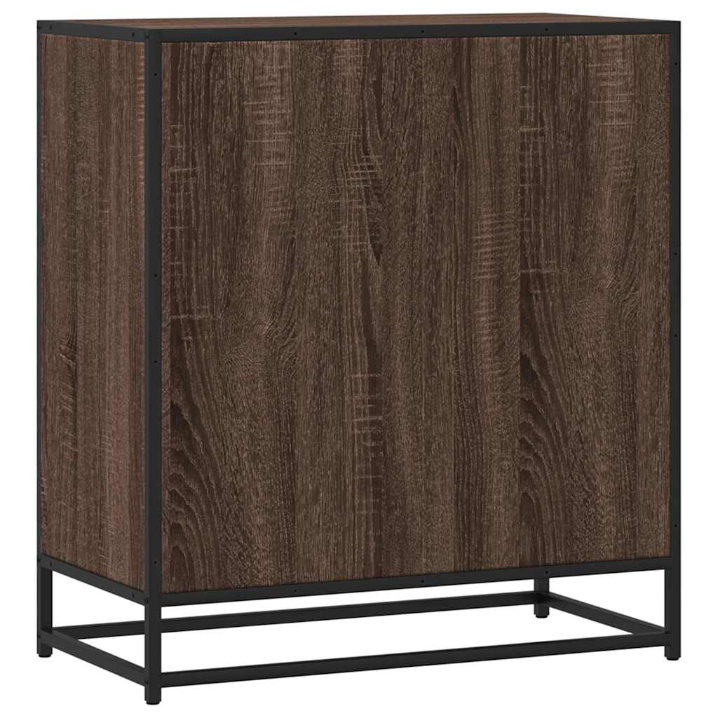 Brown oak sideboard 68x35x76 cm engineered wood