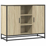 Sonoma oak sideboard 92x35x76 cm engineered wood