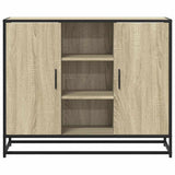 Sonoma oak sideboard 92x35x76 cm engineered wood