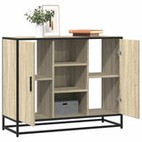 Sonoma oak sideboard 92x35x76 cm engineered wood