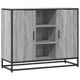 Buffet sonoma gris 92x35x76 cm bois d'ingénierie