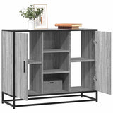 Buffet sonoma gris 92x35x76 cm bois d'ingénierie