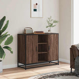 Brown oak sideboard 92x35x76 cm Engineered wood