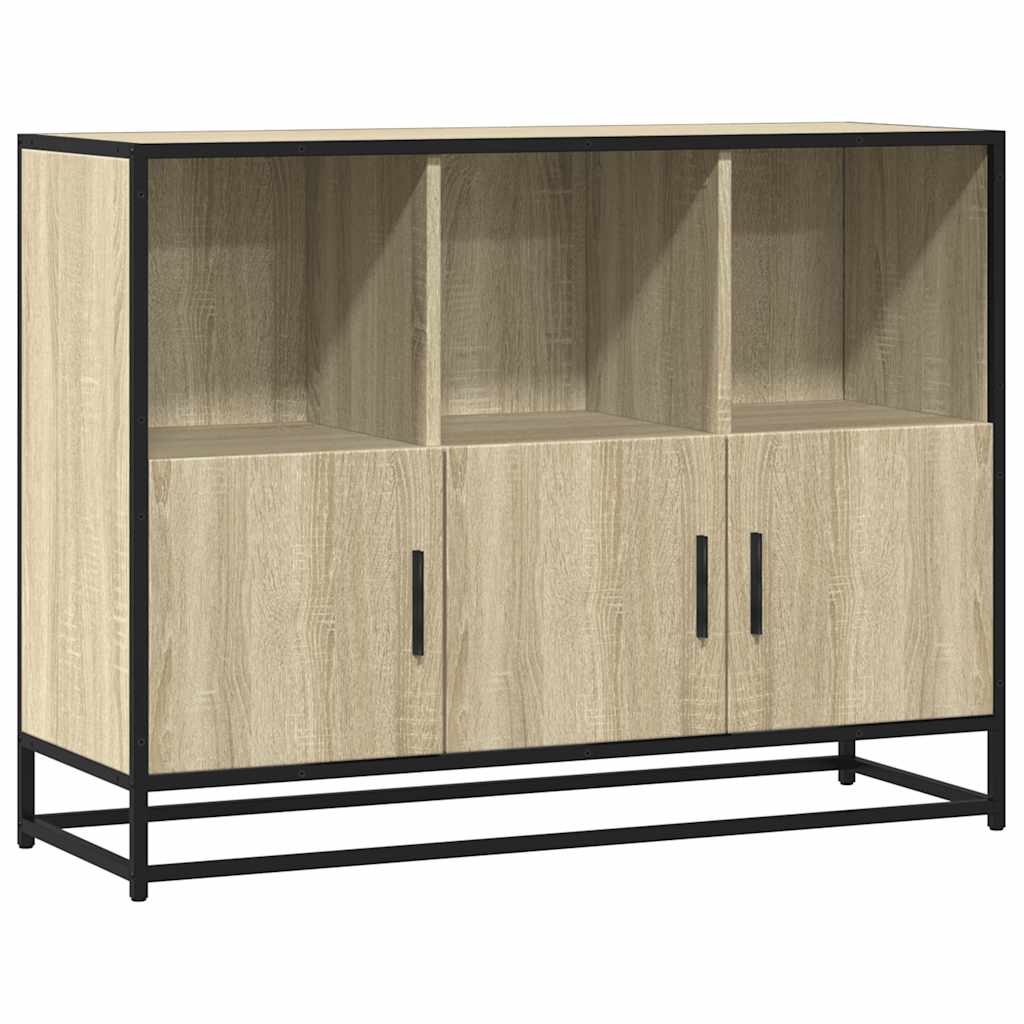 Sonoma oak sideboard 100x35x76 cm engineered wood