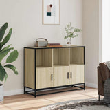 Sonoma oak sideboard 100x35x76 cm engineered wood