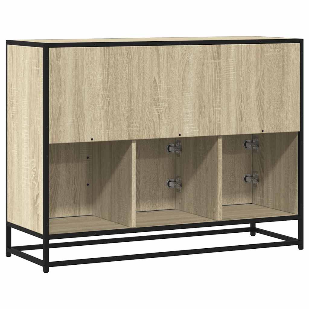 Sonoma oak sideboard 100x35x76 cm engineered wood