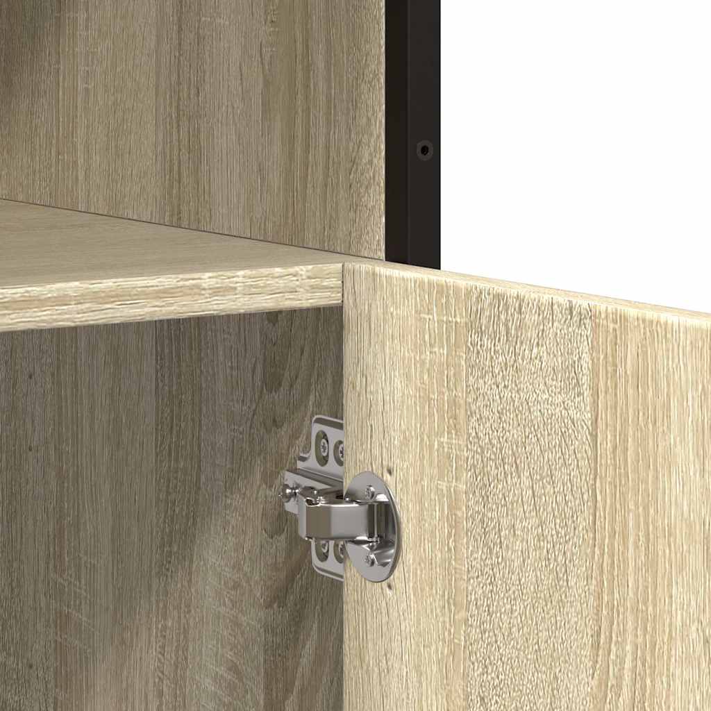 Sonoma oak sideboard 100x35x76 cm engineered wood