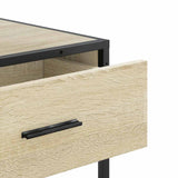 Console table sonoma oak 90x35x80 cm engineered wood