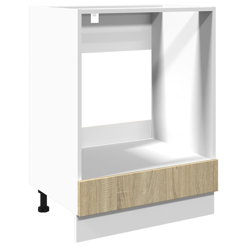 Ofenschrank Sonoma-Eiche 60x46x81,5 cm Spanplatte