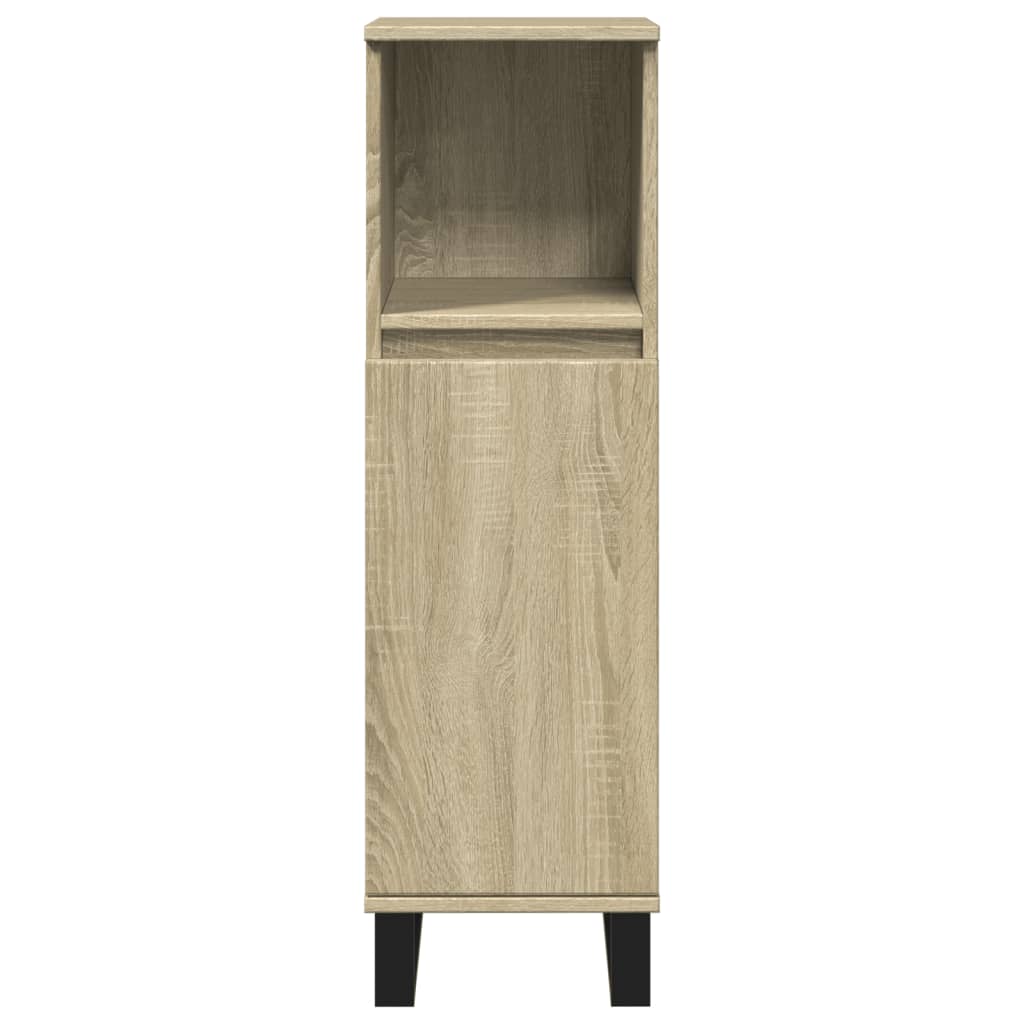 Armoire salle de bain chêne sonoma 30x30x100 cm