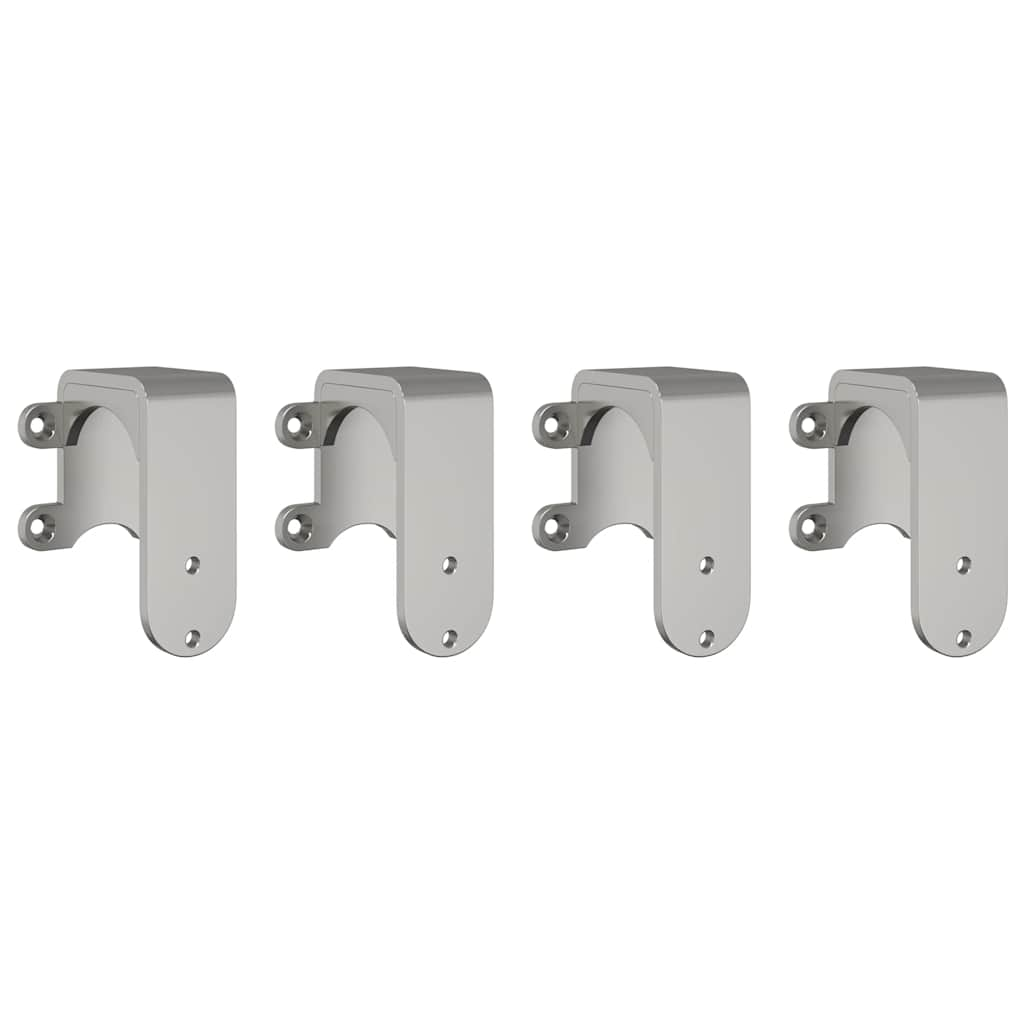 Supports de dérivation pour portes de grange 4 pcs rails plats