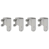 Supports de dérivation pour portes de grange 4 pcs rails plats