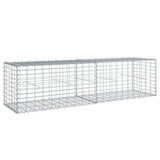 Panier gabion avec couvercle 200x50x50 cm fer galvanisé